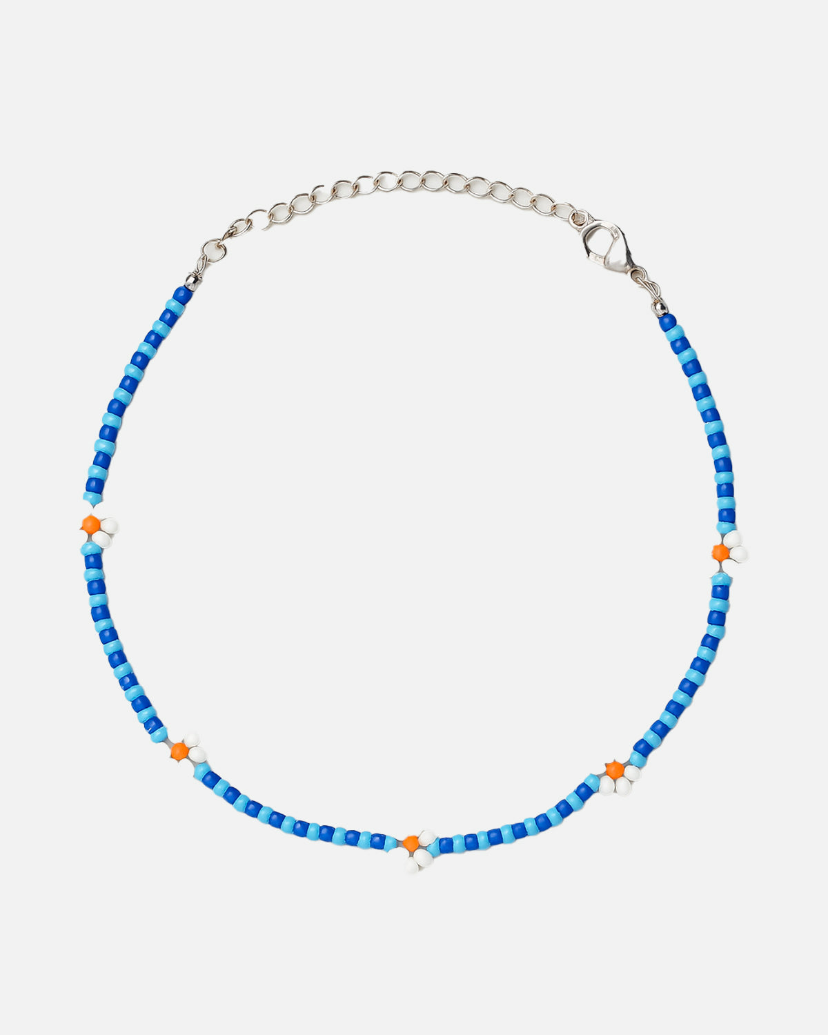 Blue Daisy Necklace