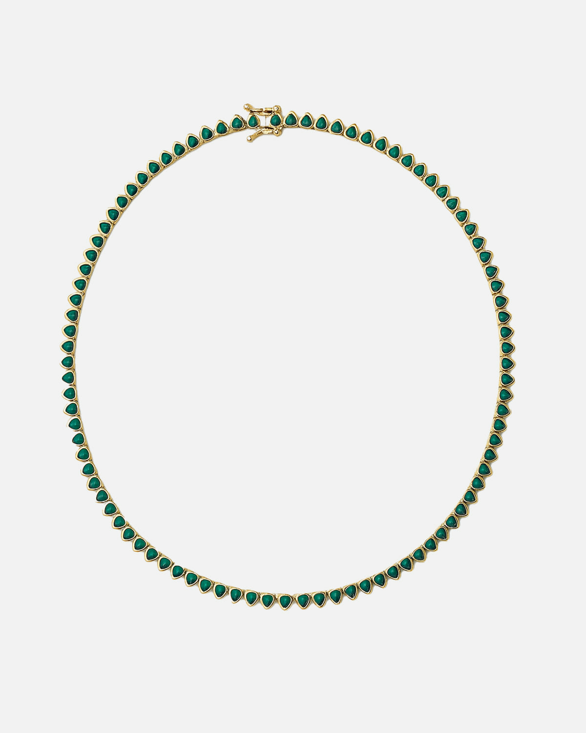 Diamond Heart Tennis Chain